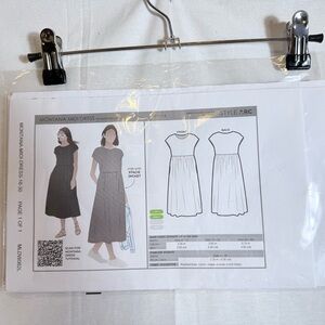 Montana Midi Dress Pattern Only New Unused Sizes 18-30